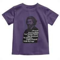 Frederick Douglass Inspirational Quote Toddler T Shirt Black History Month - Wonder Print Shop