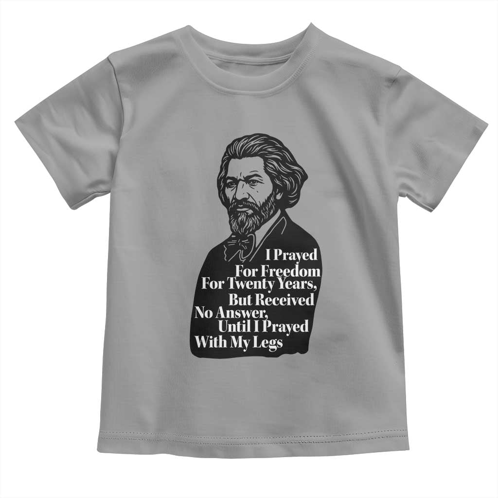 Frederick Douglass Inspirational Quote Toddler T Shirt Black History Month - Wonder Print Shop