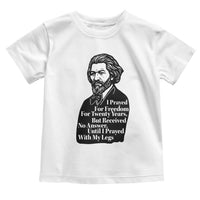 Frederick Douglass Inspirational Quote Toddler T Shirt Black History Month - Wonder Print Shop