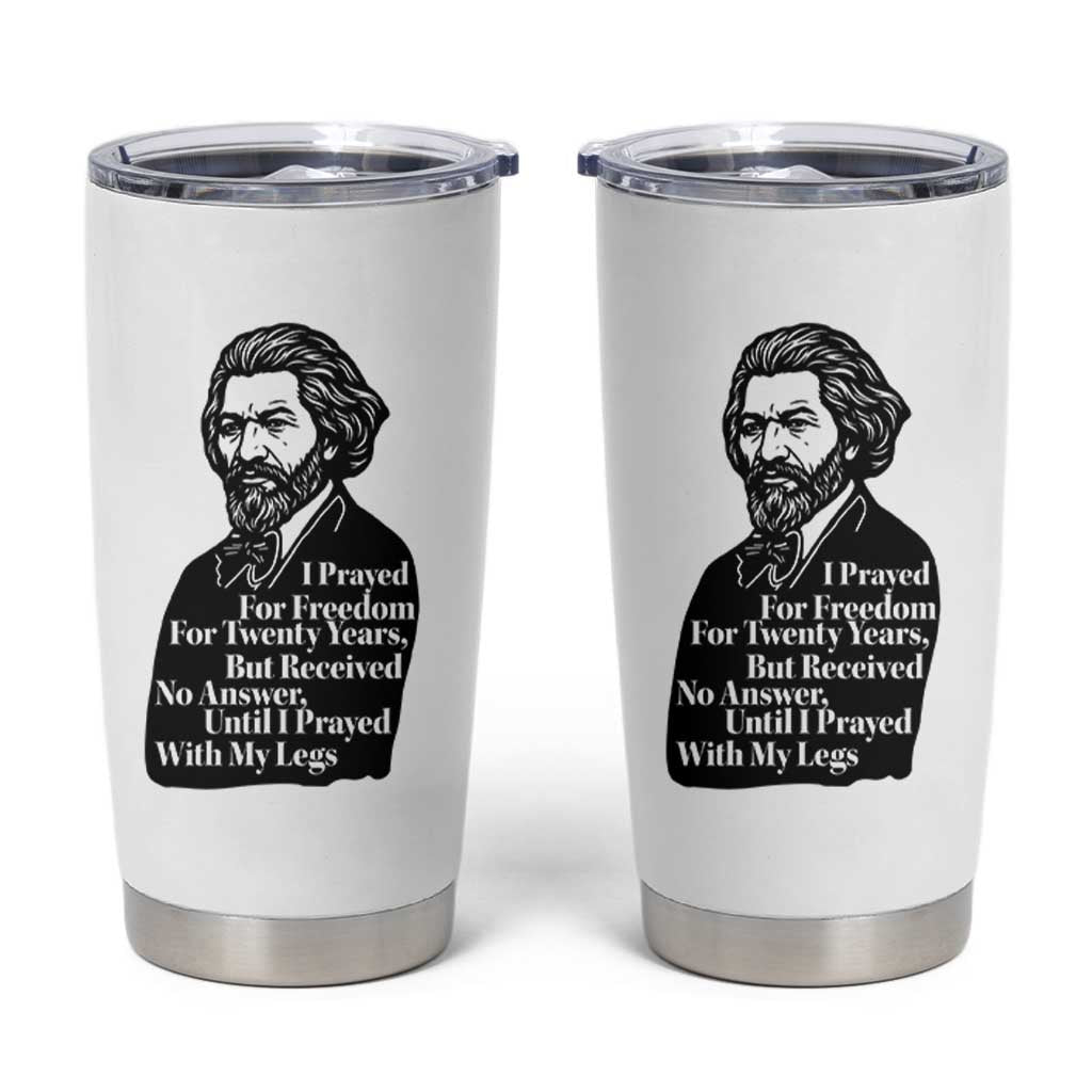 Frederick Douglass Inspirational Quote Tumbler Cup Black History Month - Wonder Print Shop
