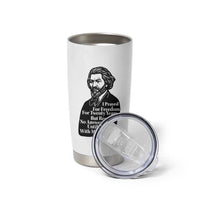Frederick Douglass Inspirational Quote Tumbler Cup Black History Month - Wonder Print Shop