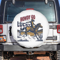 Howdy Go Lucky Spare Tire Cover Funny Cowboy St Patrick's Day