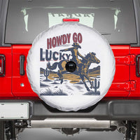Howdy Go Lucky Spare Tire Cover Funny Cowboy St Patrick's Day