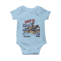 Howdy Go Lucky Baby Onesie Funny Cowboy St Patrick's Day