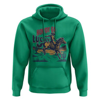 Howdy Go Lucky Hoodie Funny Cowboy St Patrick's Day