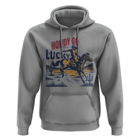 Howdy Go Lucky Hoodie Funny Cowboy St Patrick's Day