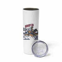 Howdy Go Lucky Skinny Tumbler Funny Cowboy St Patrick's Day