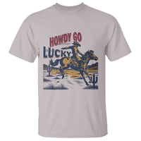 Howdy Go Lucky T Shirt Funny Cowboy St Patrick's Day