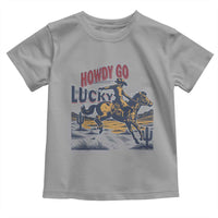 Howdy Go Lucky Toddler T Shirt Funny Cowboy St Patrick's Day