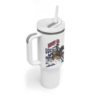 Howdy Go Lucky Tumbler With Handle Funny Cowboy St Patrick's Day