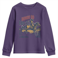 Howdy Go Lucky Youth Sweatshirt Funny Cowboy St Patrick's Day