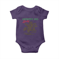 Howdy Go Lucky Baby Onesie Cowboy Raccoon St Patrick's Day