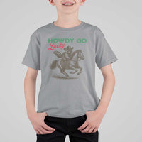 Howdy Go Lucky T Shirt For Kid Cowboy Raccoon St Patrick's Day