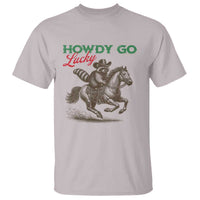 Howdy Go Lucky T Shirt Cowboy Raccoon St Patrick's Day