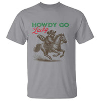 Howdy Go Lucky T Shirt Cowboy Raccoon St Patrick's Day
