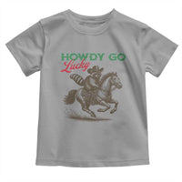 Howdy Go Lucky Toddler T Shirt Cowboy Raccoon St Patrick's Day
