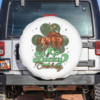 Lucky Cowboy Western Spare Tire Cover Funny St Patrick's Day