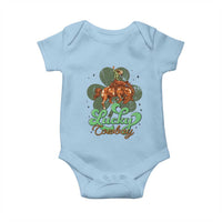 Lucky Cowboy Western Baby Onesie Funny St Patrick's Day