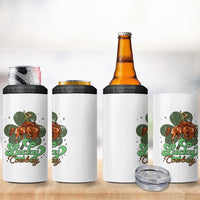Lucky Cowboy Western 4 in 1 Can Cooler Tumbler Funny St Patrick's Day