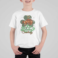 Lucky Cowboy Western T Shirt For Kid Funny St Patrick's Day