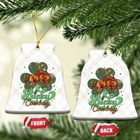 Lucky Cowboy Western Ceramic Ornament Funny St Patrick's Day