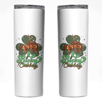 Lucky Cowboy Western Skinny Tumbler Funny St Patrick's Day