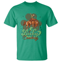 Lucky Cowboy Western T Shirt Funny St Patrick's Day