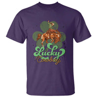 Lucky Cowboy Western T Shirt Funny St Patrick's Day