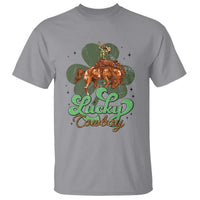 Lucky Cowboy Western T Shirt Funny St Patrick's Day