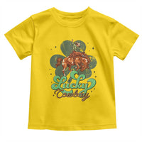 Lucky Cowboy Western Toddler T Shirt Funny St Patrick's Day