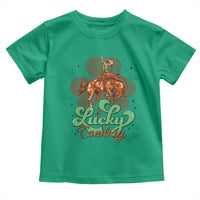 Lucky Cowboy Western Toddler T Shirt Funny St Patrick's Day
