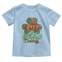 Lucky Cowboy Western Toddler T Shirt Funny St Patrick's Day
