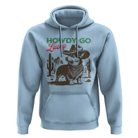 Howdy Go Lucky Hoodie Funny Corgi St Patrick's Day