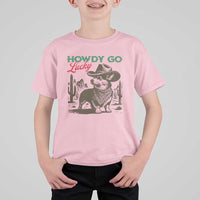 Howdy Go Lucky T Shirt For Kid Funny Corgi St Patrick's Day