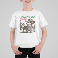 Howdy Go Lucky T Shirt For Kid Funny Corgi St Patrick's Day
