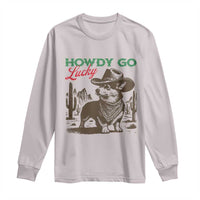 Howdy Go Lucky Long Sleeve Shirt Funny Corgi St Patrick's Day
