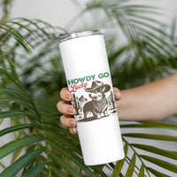 Howdy Go Lucky Skinny Tumbler Funny Corgi St Patrick's Day