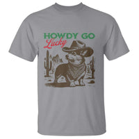 Howdy Go Lucky T Shirt Funny Corgi St Patrick's Day