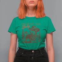 Howdy Go Lucky T Shirt For Women Funny Corgi St Patrick's Day