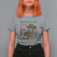 Howdy Go Lucky T Shirt For Women Funny Corgi St Patrick's Day