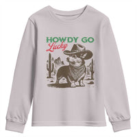 Howdy Go Lucky Youth Sweatshirt Funny Corgi St Patrick's Day