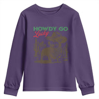 Howdy Go Lucky Youth Sweatshirt Funny Corgi St Patrick's Day