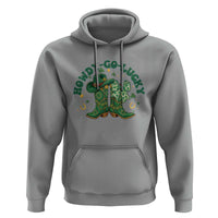 Howdy Go Lucky Hoodie Green Cowboy Boots St Patrick's Day