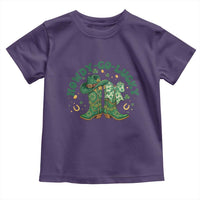 Howdy Go Lucky Toddler T Shirt Green Cowboy Boots St Patrick's Day
