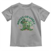 Howdy Go Lucky Toddler T Shirt Green Cowboy Boots St Patrick's Day