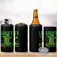 Lucky Cowgirl Club 4 in 1 Can Cooler Tumbler Western Irish Cowboy St Patrick Day