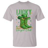 Lucky Cowgirl Club T Shirt Western Irish Cowboy St Patrick Day