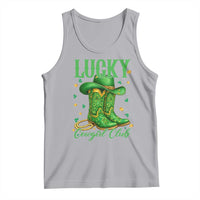 Lucky Cowgirl Club Tank Top Western Irish Cowboy St Patrick Day