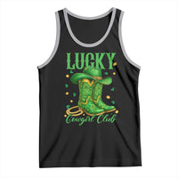 Lucky Cowgirl Club Tank Top Western Irish Cowboy St Patrick Day