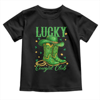 Lucky Cowgirl Club Toddler T Shirt Western Irish Cowboy St Patrick Day